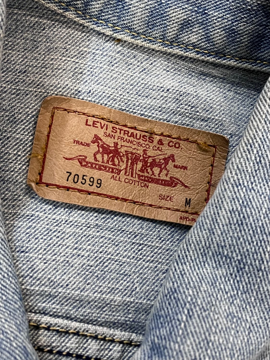 리바이스 데님 자켓 M  #csz3524 상품이미지5