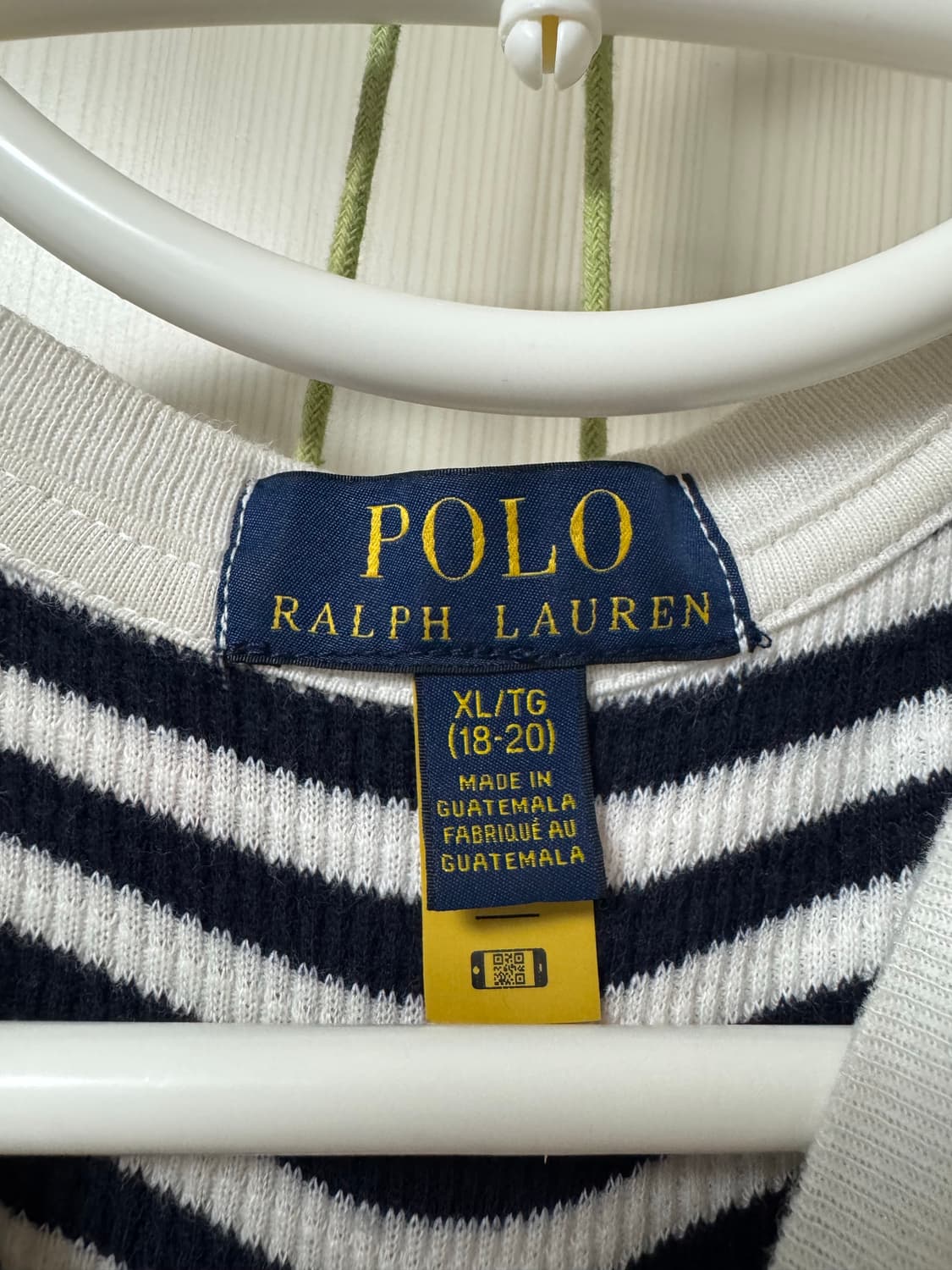 폴로 스트라이프 와플티 보이즈 xl 상품이미지3