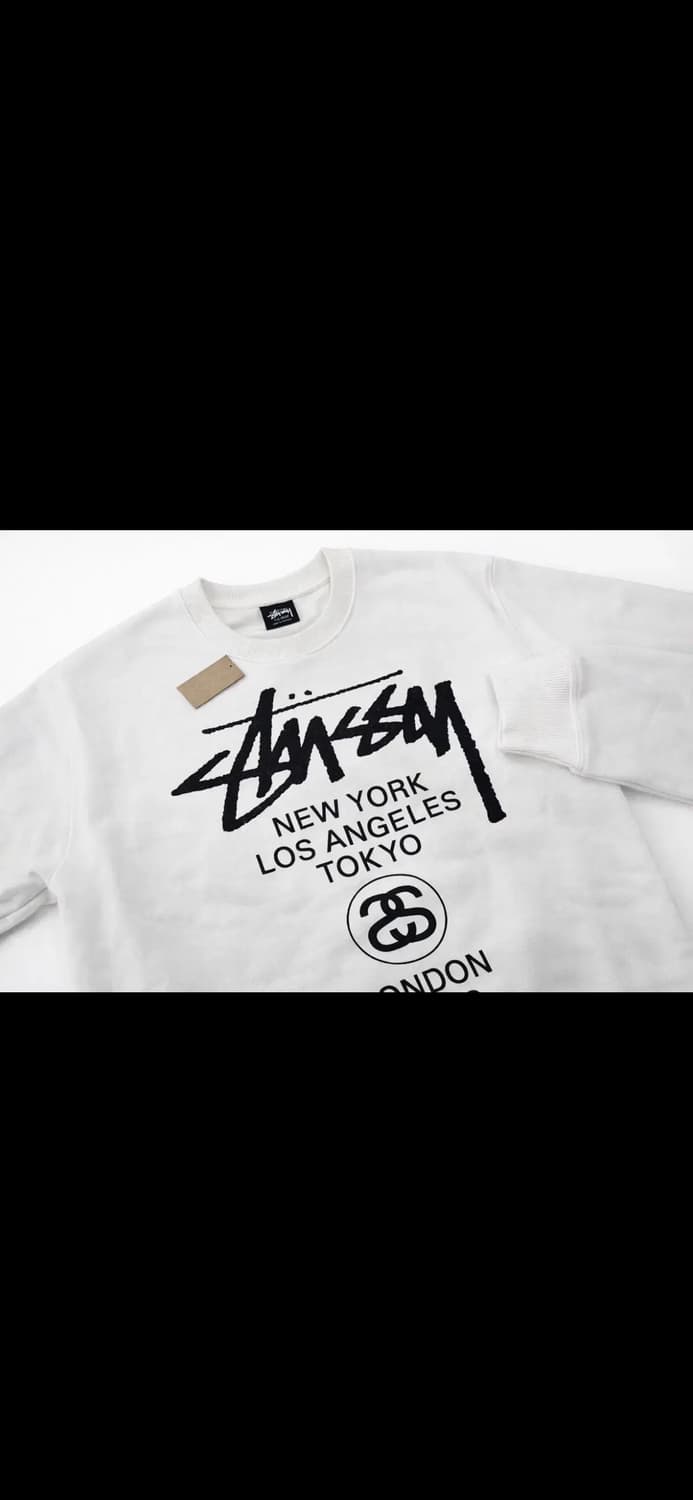 🔥[정품/무료배송]🔥STUSSY 스투시 월드투어 크루넥 맨투맨 3컬러 상품이미지3
