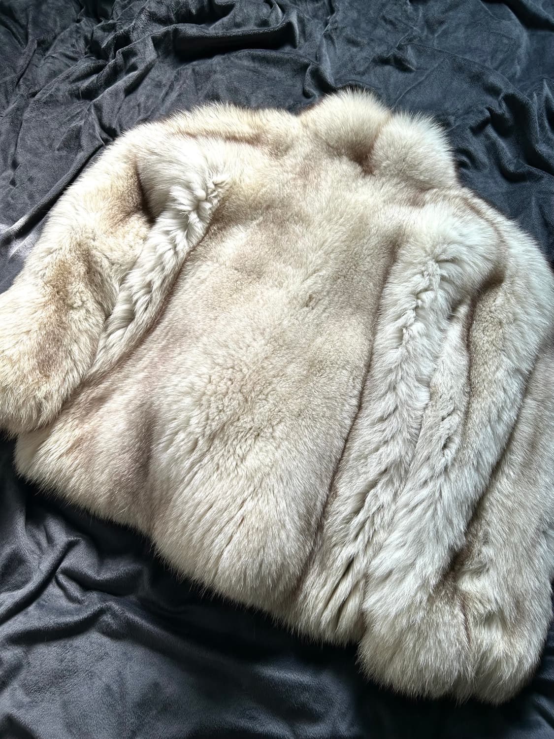 Fox Fur White Color Over Jacket 상품이미지10