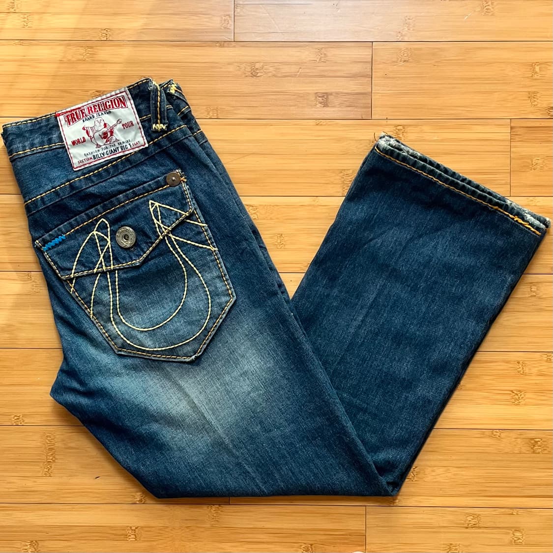 트루 릴리전 BILLY GIANT BIG T 데님팬츠 SEAT 상품이미지1
