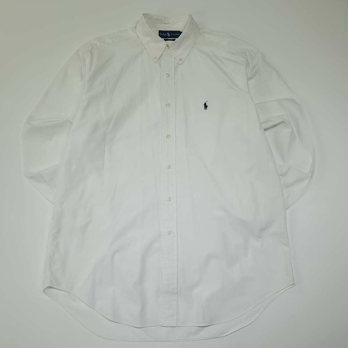 CL409 L 폴로 90s 코튼 버튼다운 포니자수 화이트 셔츠 남방 상품이미지1