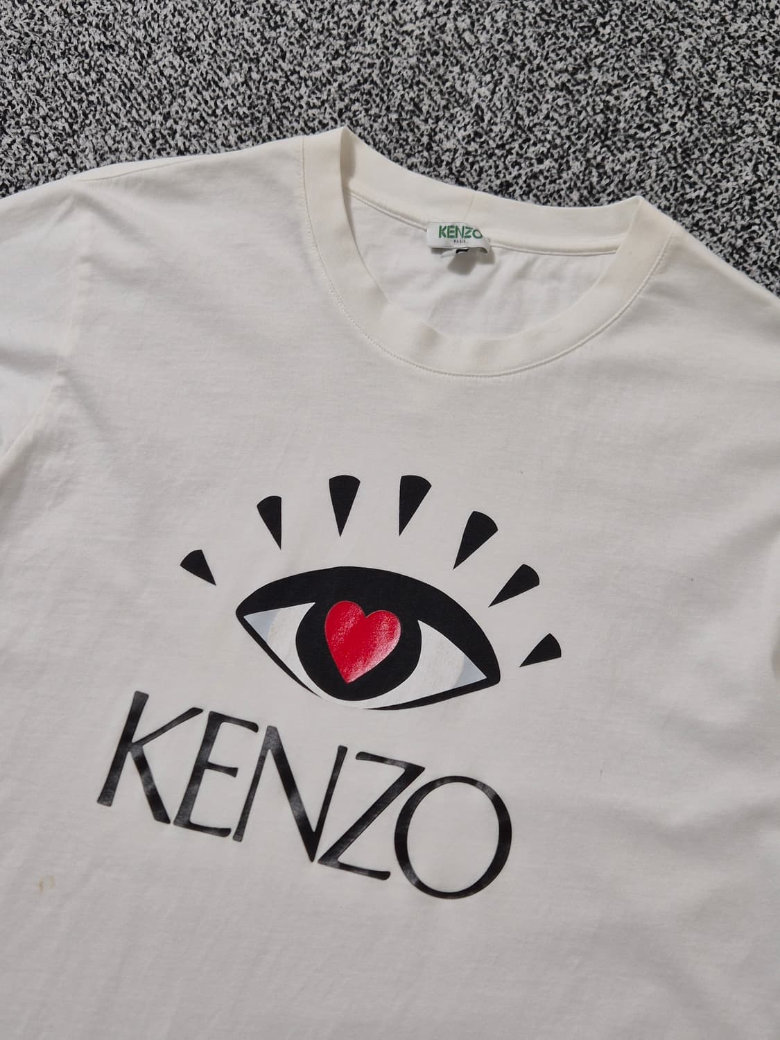 빈티지9. 겐조 KENZO 발렌타인 캡슐 아이 하트 반팔 티셔츠 상품이미지2