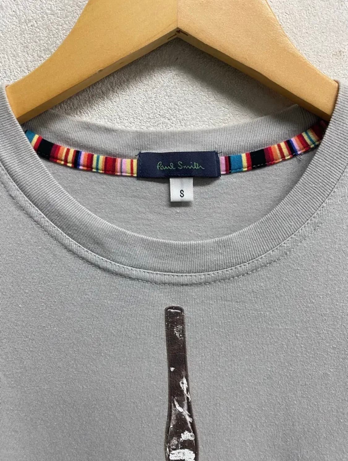 폴스미스 Paul Smith 붓 그래픽 반팔 티셔츠 S 상품이미지4