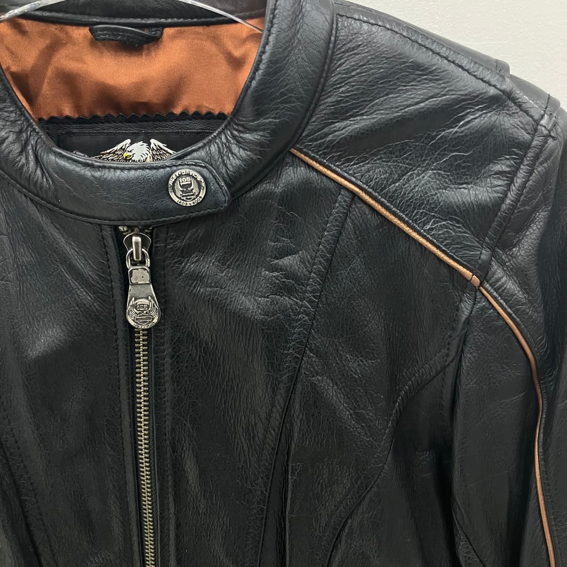 할리데이비슨 105주년 바이커 레더 자켓 XS 상품이미지4