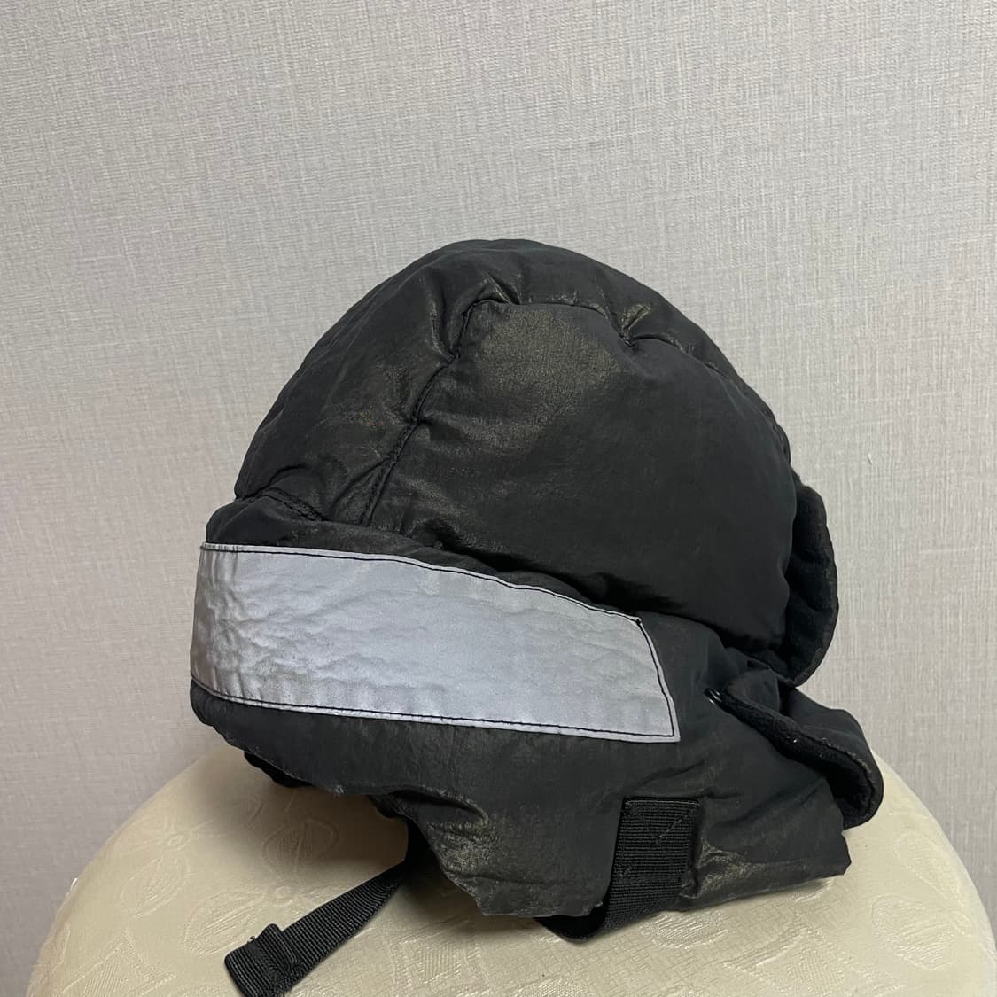 [L]스톤아일랜드 블랙 패딩 트루퍼햇 상품이미지2