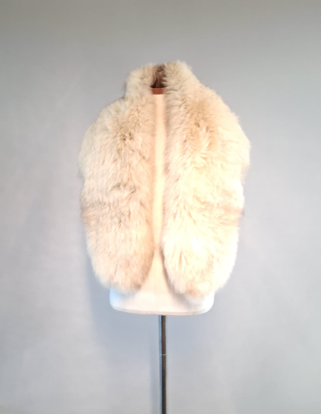 리얼 폭스퍼 아이보리 숄(스톨, 스카프, 머플러) 상품이미지2