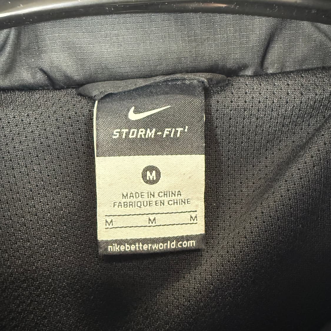 M) 나이키 아스날 스톰핏 바람막이 자켓 블랙 상품이미지3