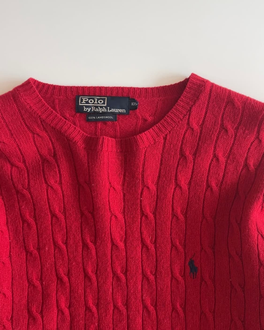 폴로 랄프로렌 램스울 케이블 니트 105 상품이미지4