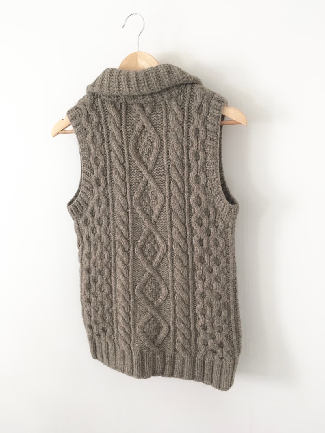 cable wool vest  상품이미지9