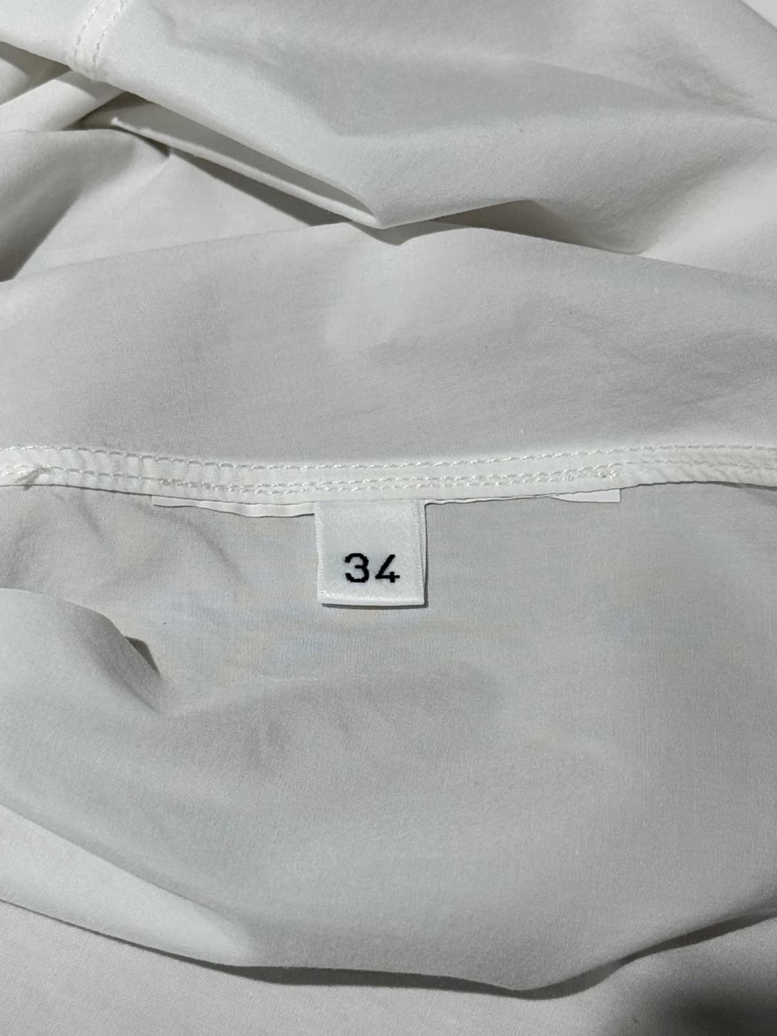 질샌더 화이트 히든 버튼 미니멀 셔츠  상품이미지8