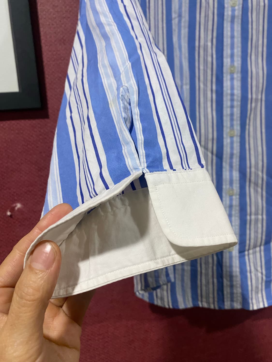 로렌 랄프 로렌 스트라이프 셔츠 M(정품) 상품이미지6