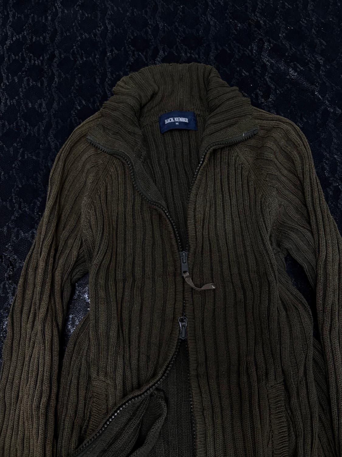 “Back number” Vintage Washed Green 2-way 상품이미지5