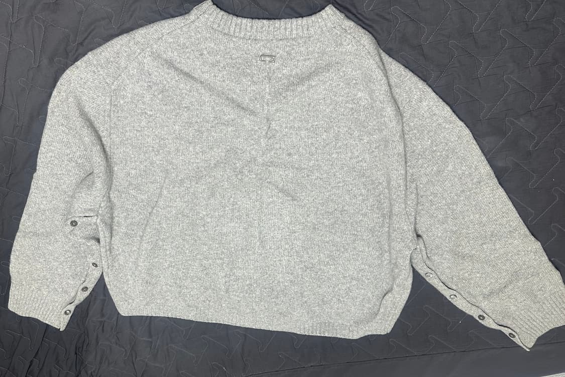 우마뭉 Pure saxon wool pull over 니트 L 상품이미지4
