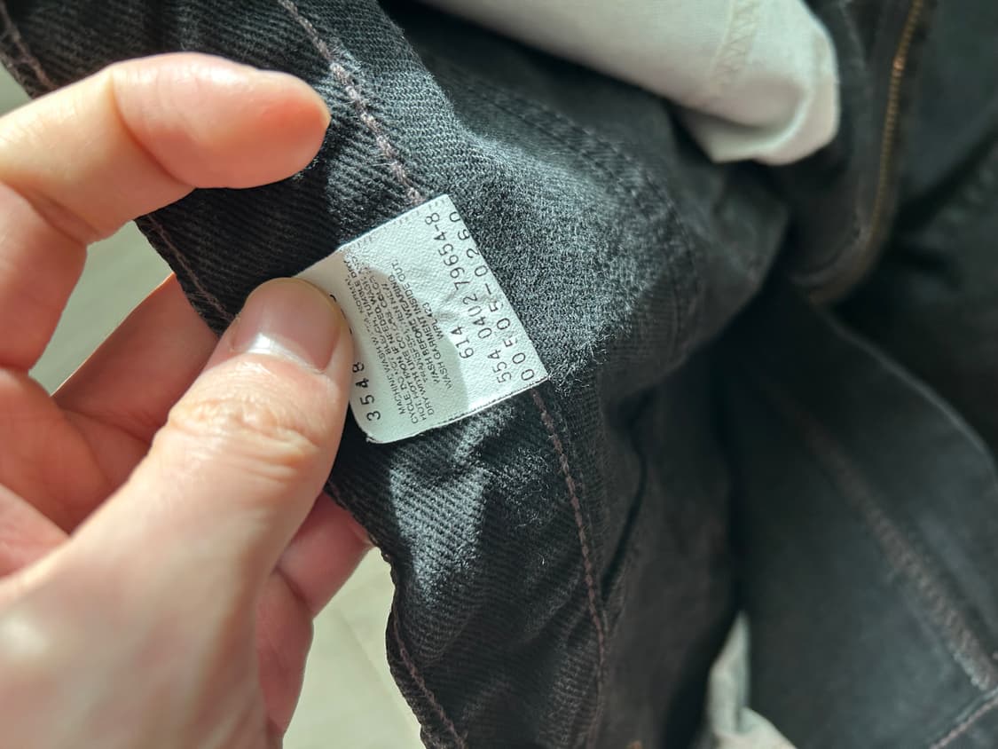 빈티지 리바이스 505 90s usa 블랙 상품이미지4