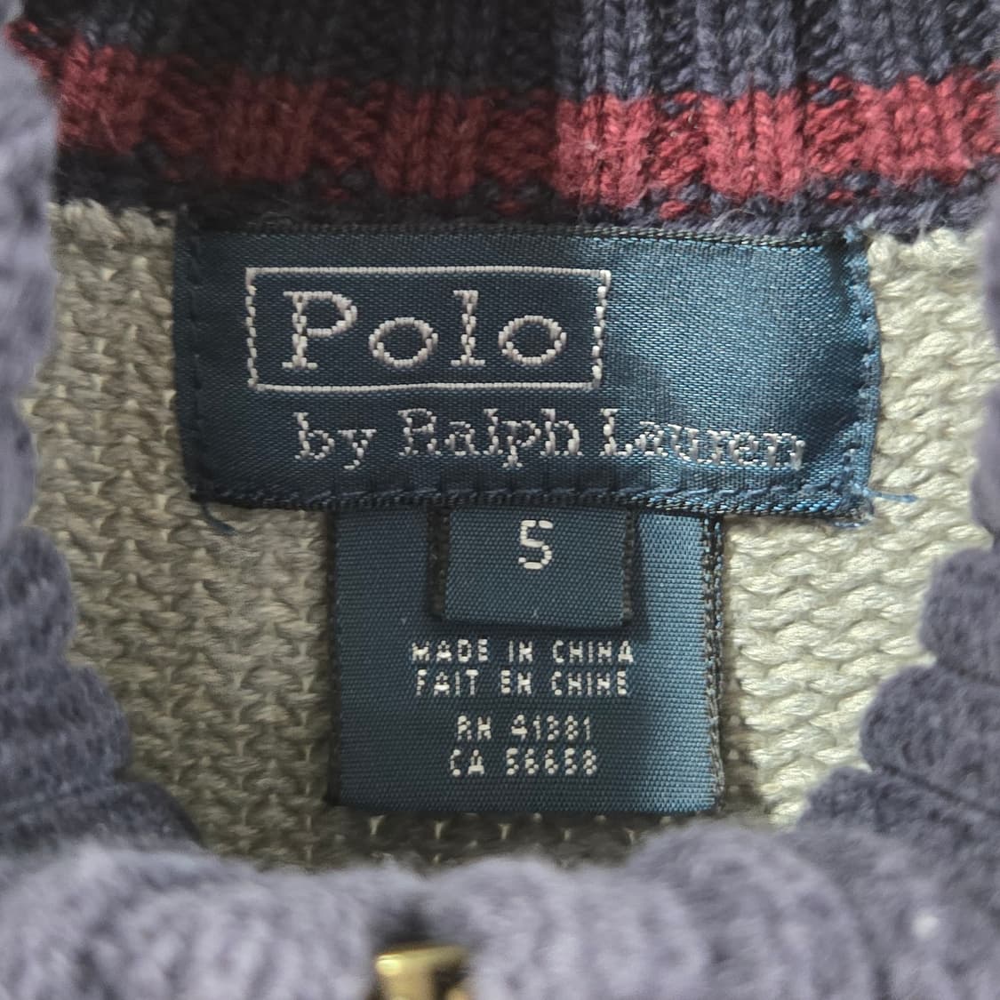 폴로랄프로렌 키즈 니트집업 5 상품이미지3