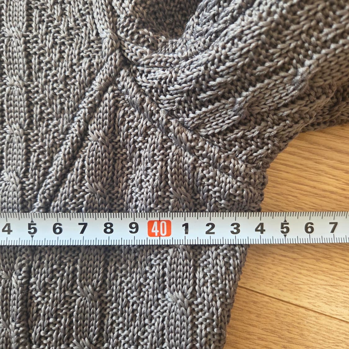 [정품]스파이더 케이블 니트 풀집업 자켓 S 상품이미지9