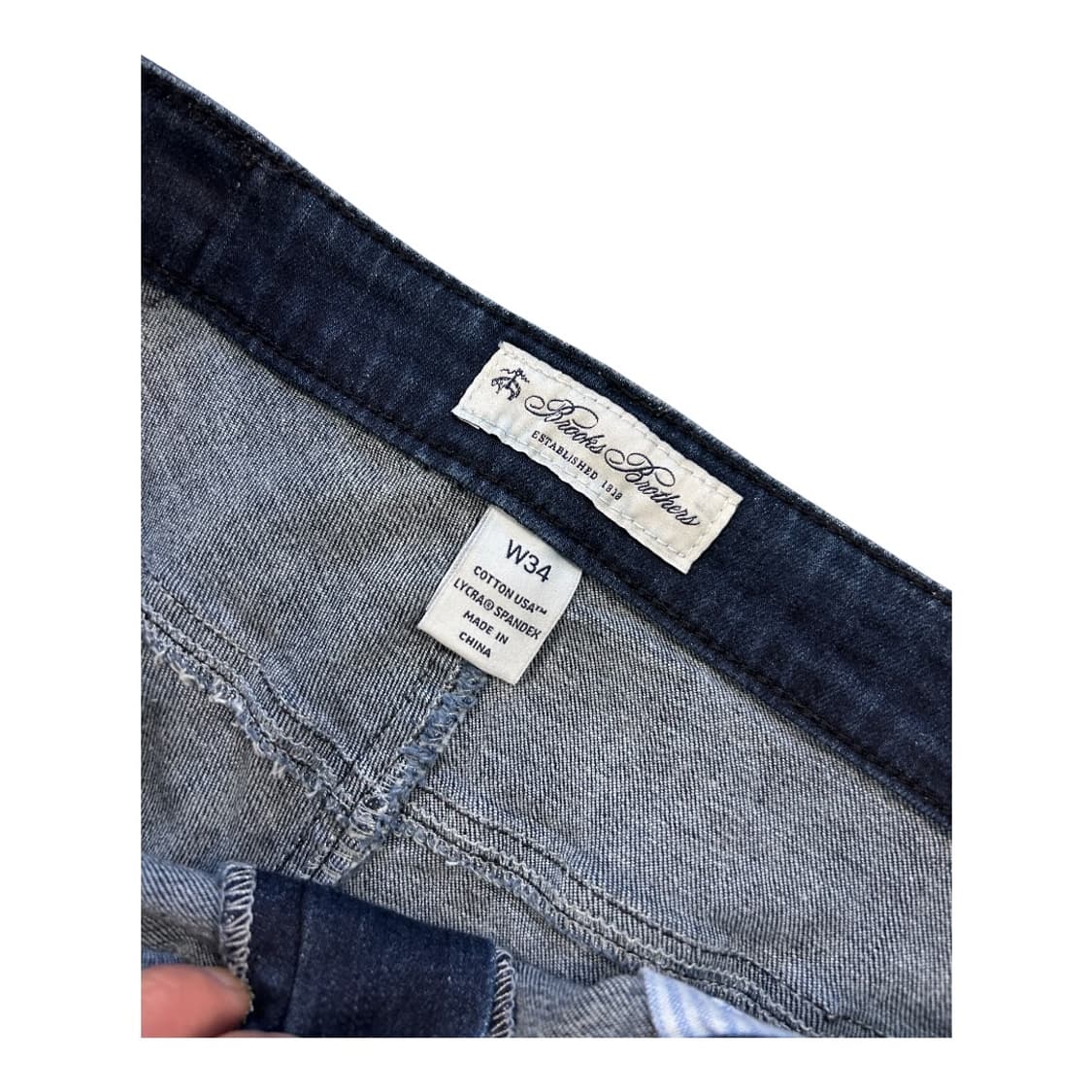 XL) 브룩스브라더스 인디고 워싱 클래식 핏 데님팬츠 BP-016 상품이미지3