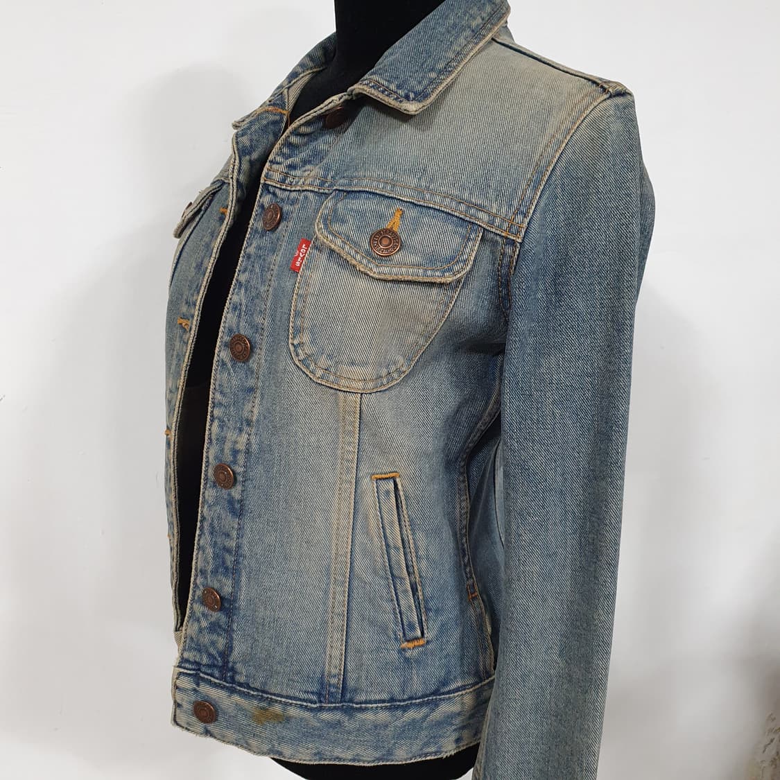 (90)빈티지 리바이스 트러커 데님 자켓 청자켓 y2k 갸루 뮤트 뮤트톤 상품이미지4