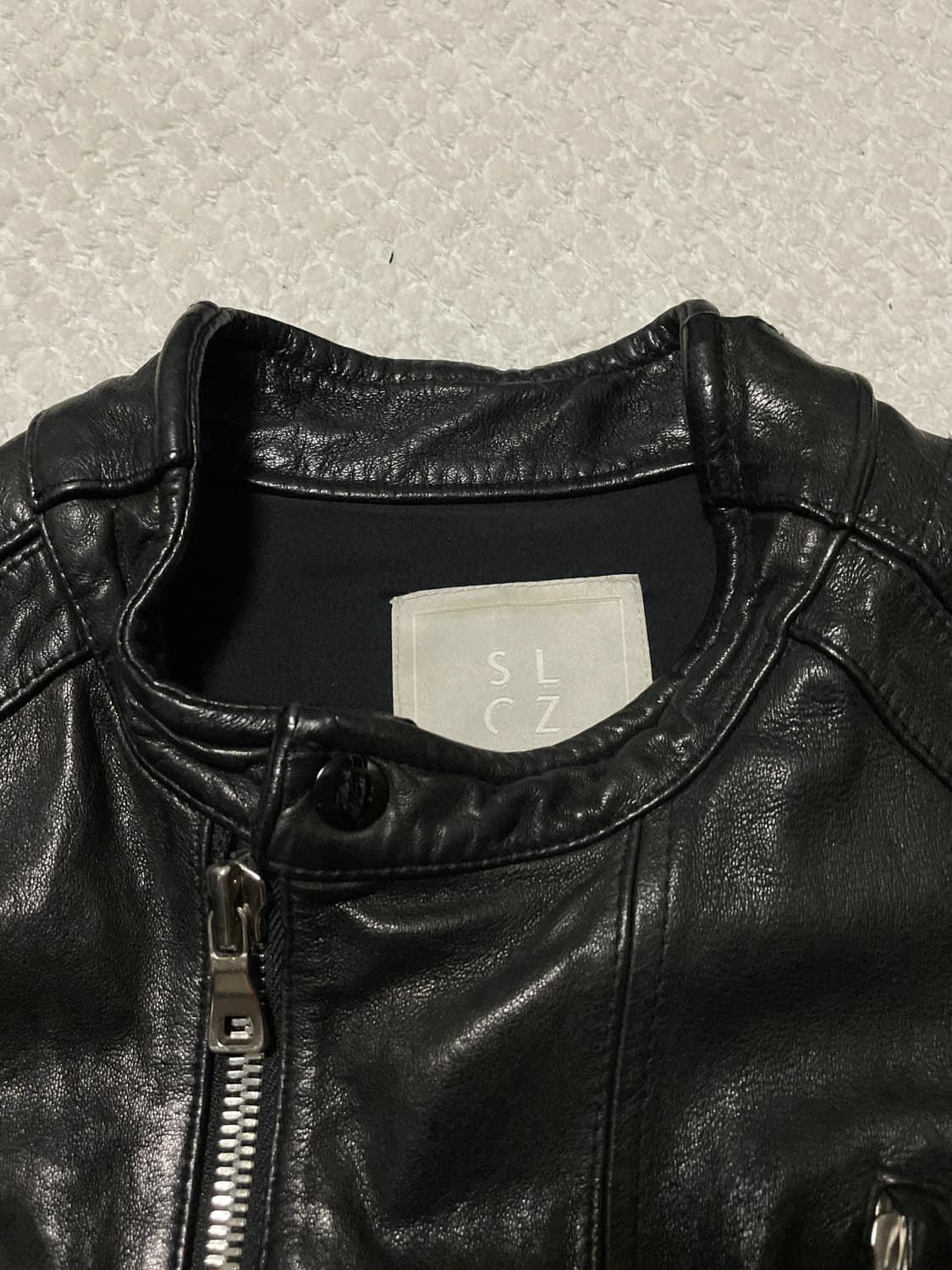 셀렉티즘 웨스턴 무드 램스킨 양가죽 레더 자켓 상품이미지5