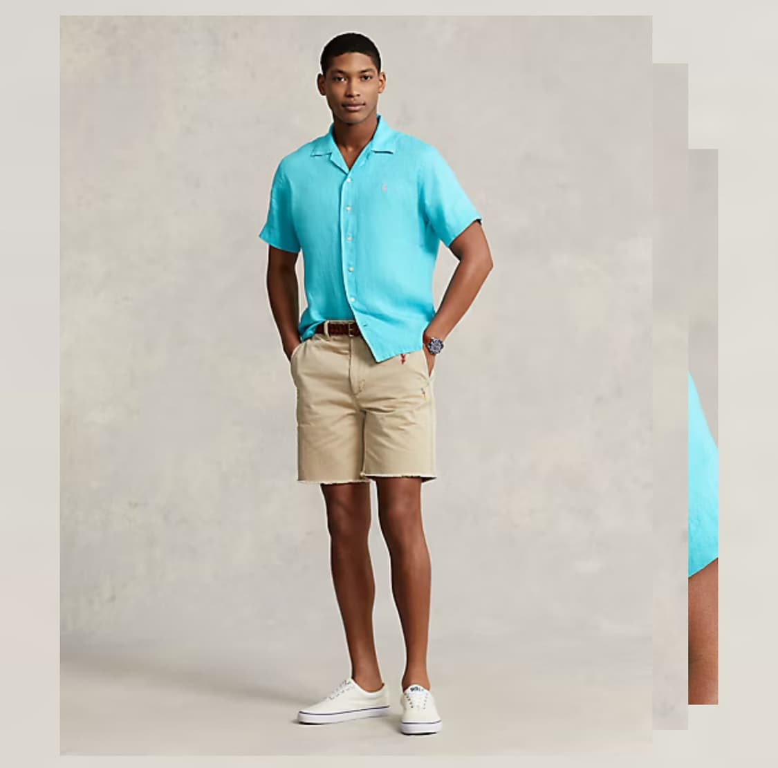 polo 랄프로렌 폴로 린넨 캠프 오픈카라 셔츠  상품이미지8