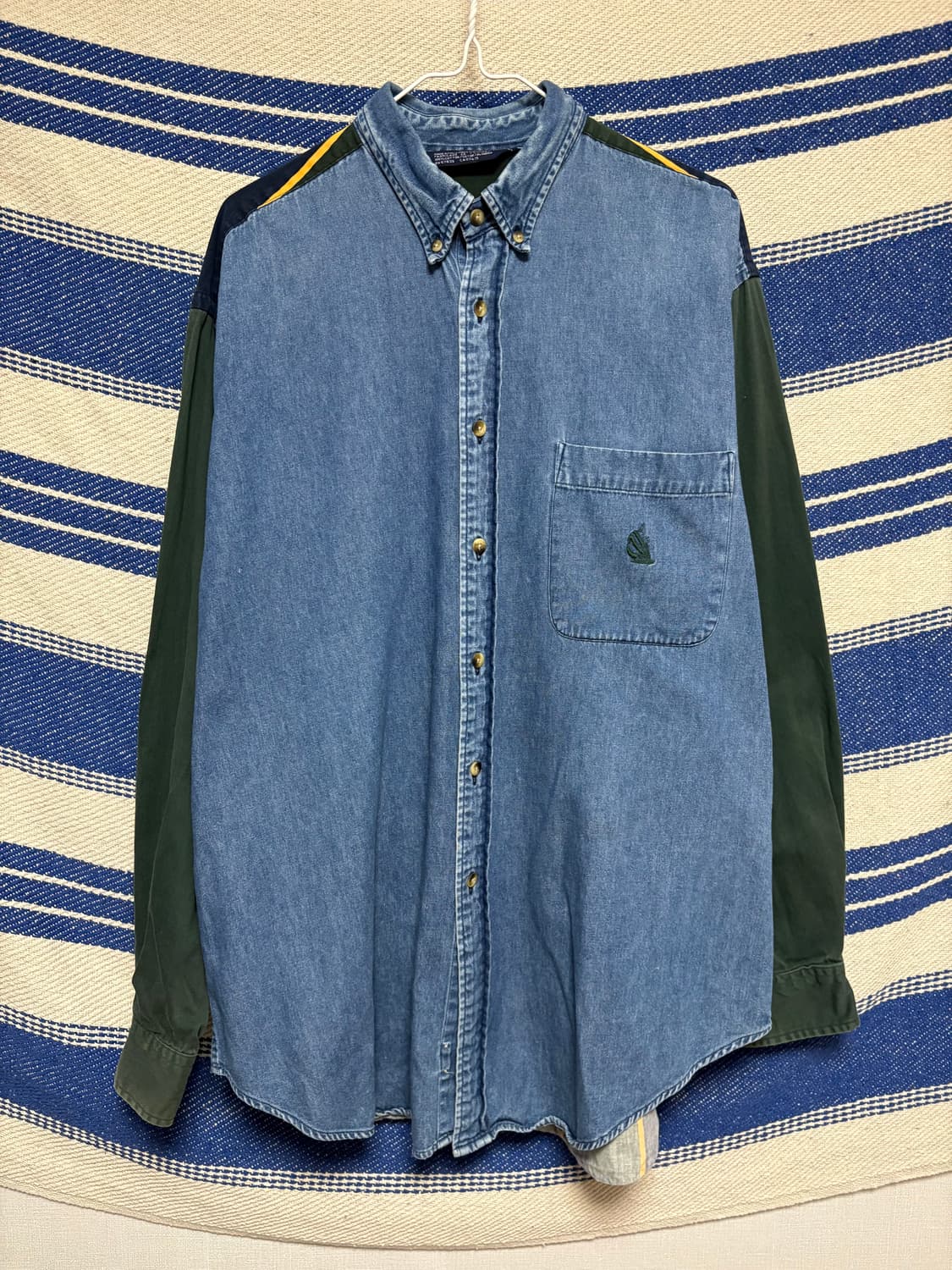 노티카 하이브리드 데님 셔츠 상품이미지1