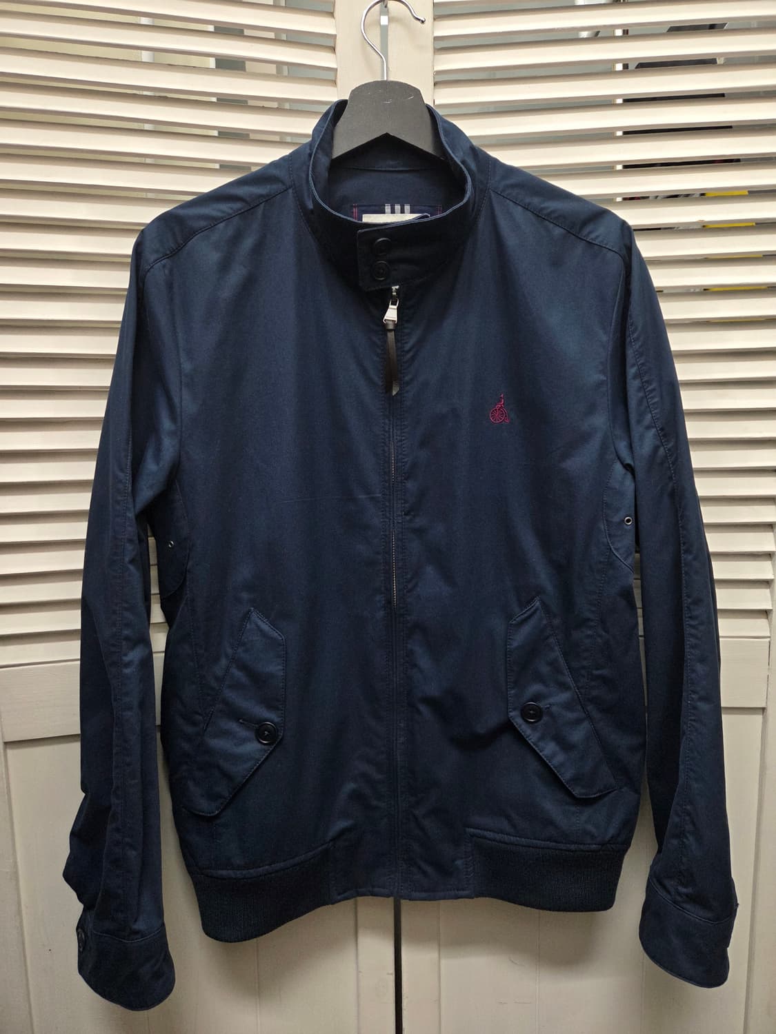 빈폴 네이비 코튼 헤링턴 자켓 상품이미지1