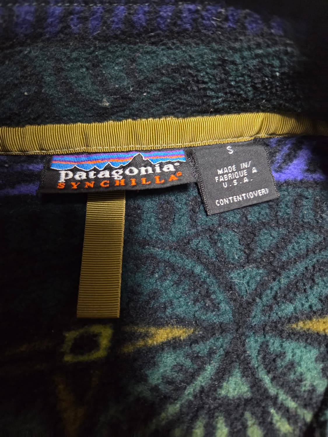 [S] 파타고나아 신칠라 아즈텍 USA 90s 상품이미지2