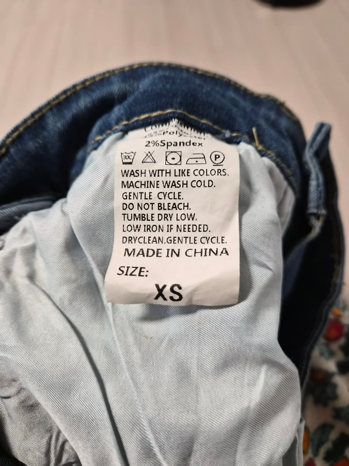 화사한 플라워 자수 포인트 부츠컷 청바지 상품이미지5