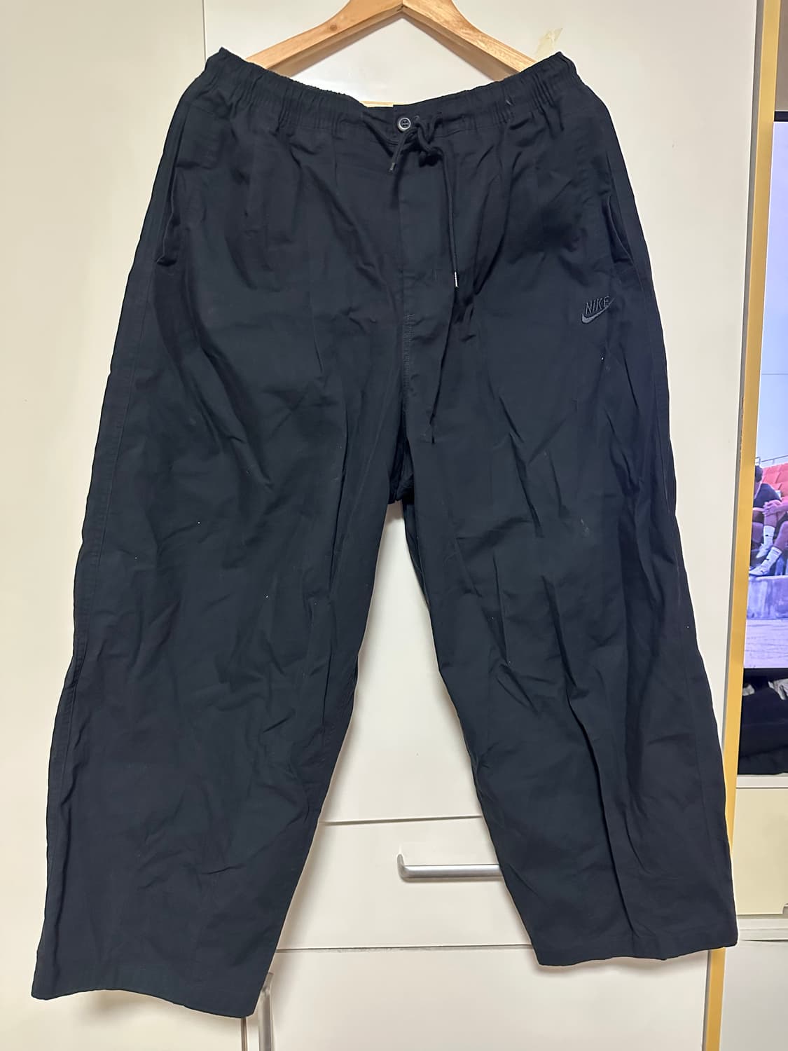 나이키 와이드 면팬츠 상품이미지1