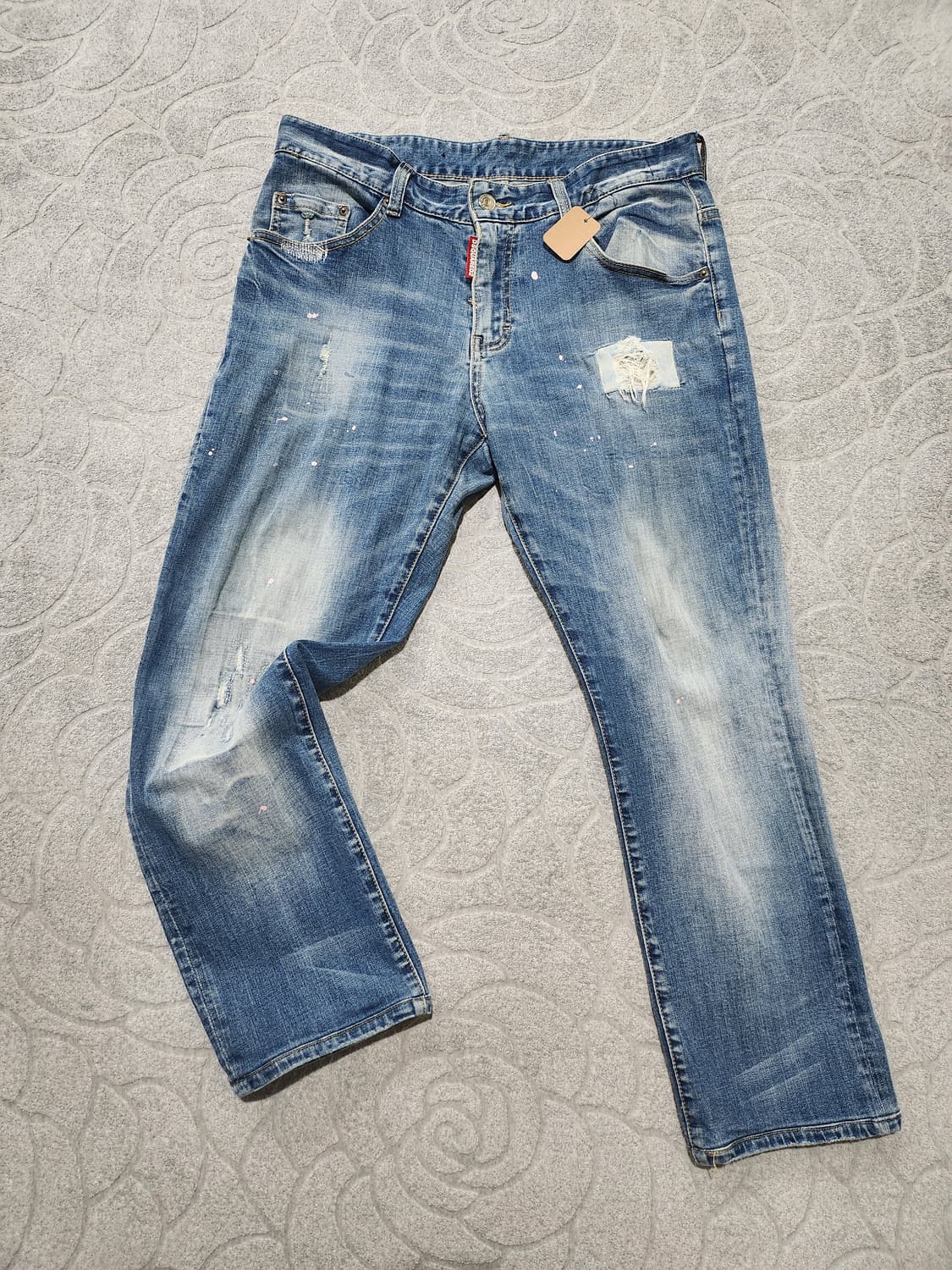 디스퀘어드2(DSQUARED2) 페인팅 워싱 데님 상품이미지2