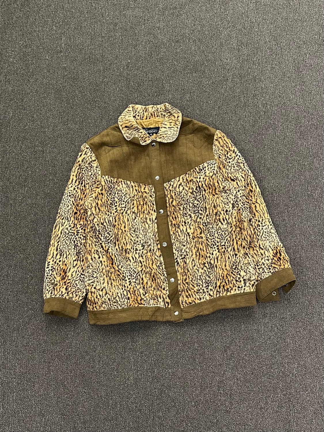 M)Japanese vintage 여성 레오파드 웨스턴 자켓 상품이미지1