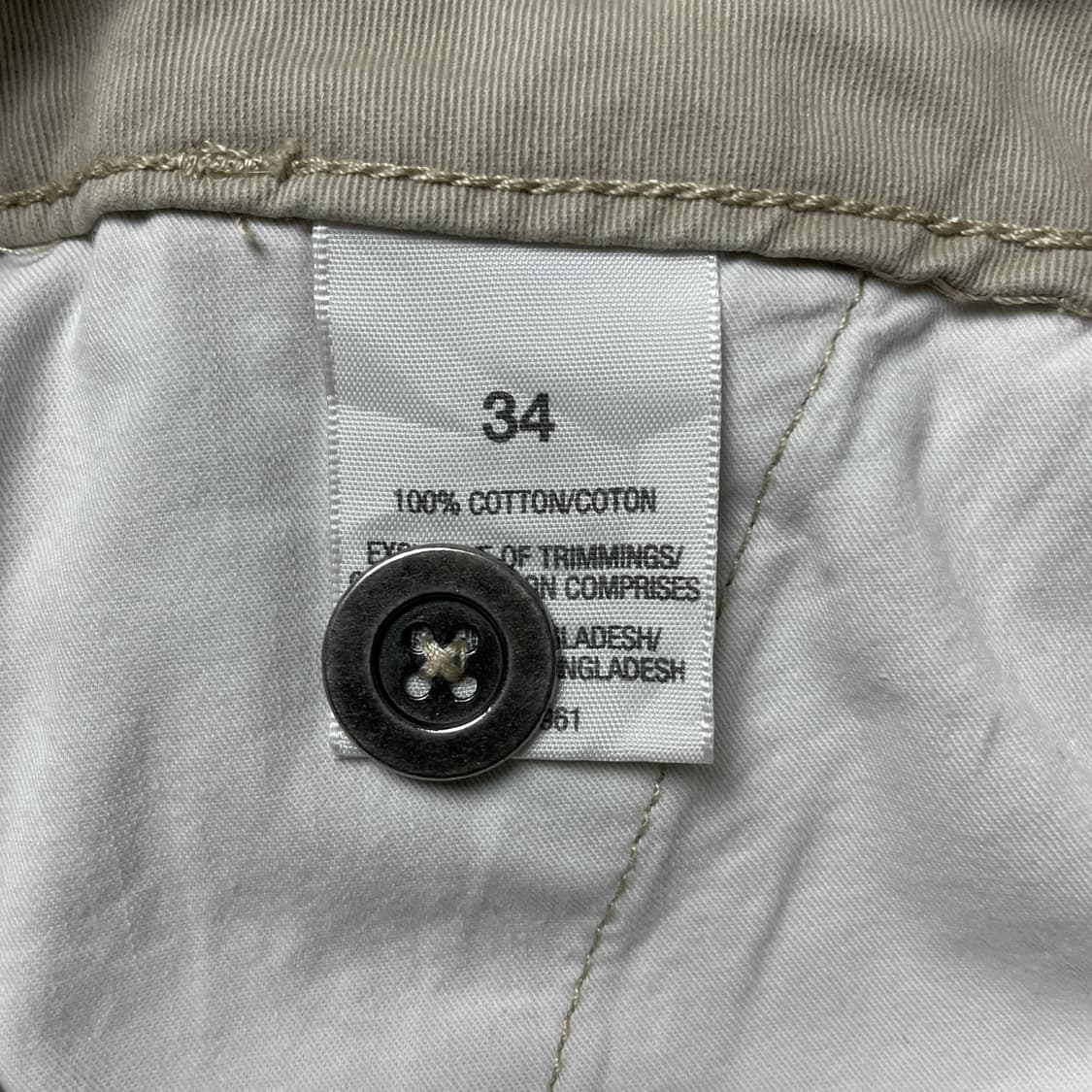 DENVER HAYES 빈티지 베이지 카고 하프 팬츠 A00773 상품이미지9