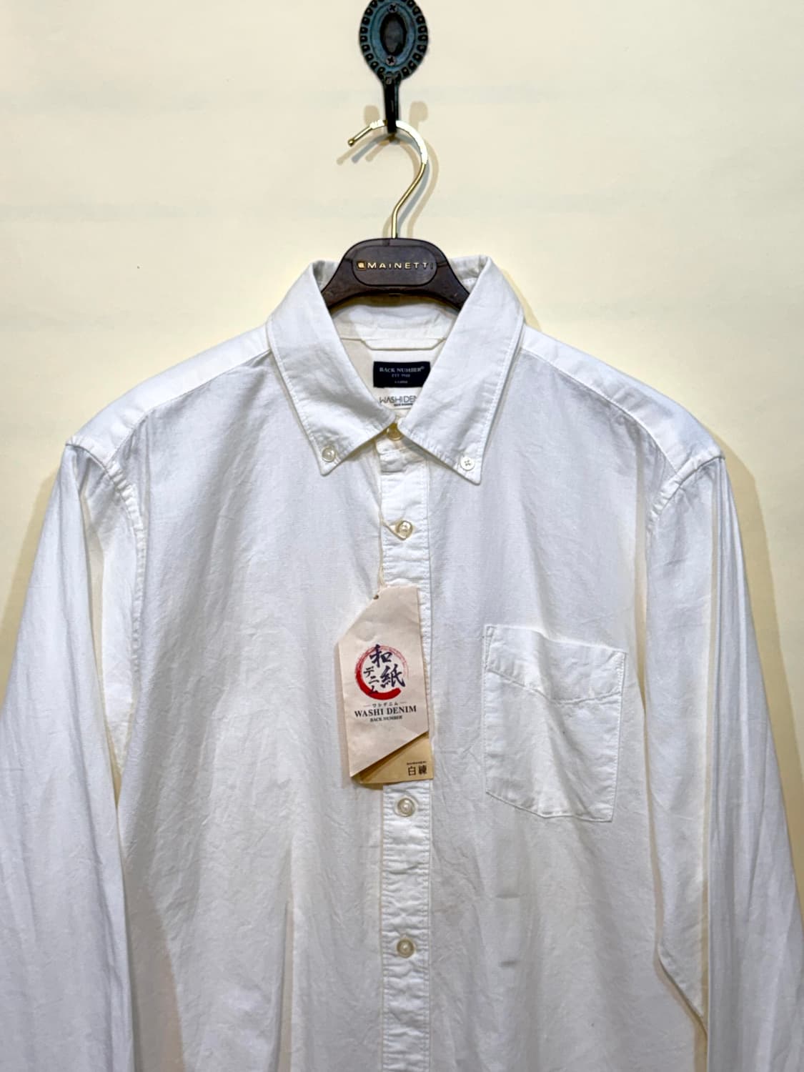 BACK NUMBER 와시 데님 셔츠 상품이미지1