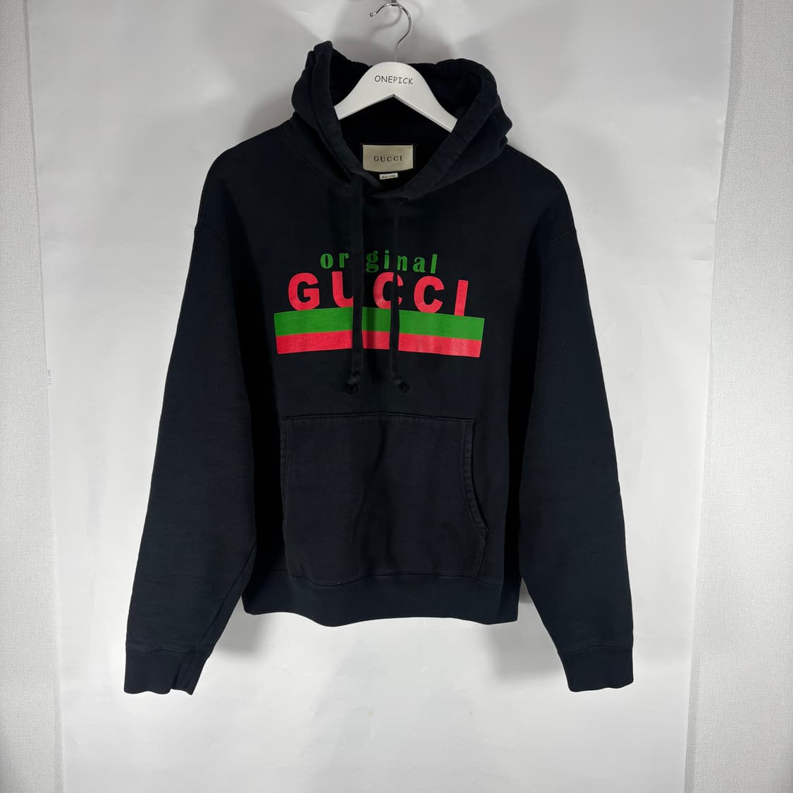 (SS급,정품)23SS구찌 오리지널 후드티 블랙 상품이미지1