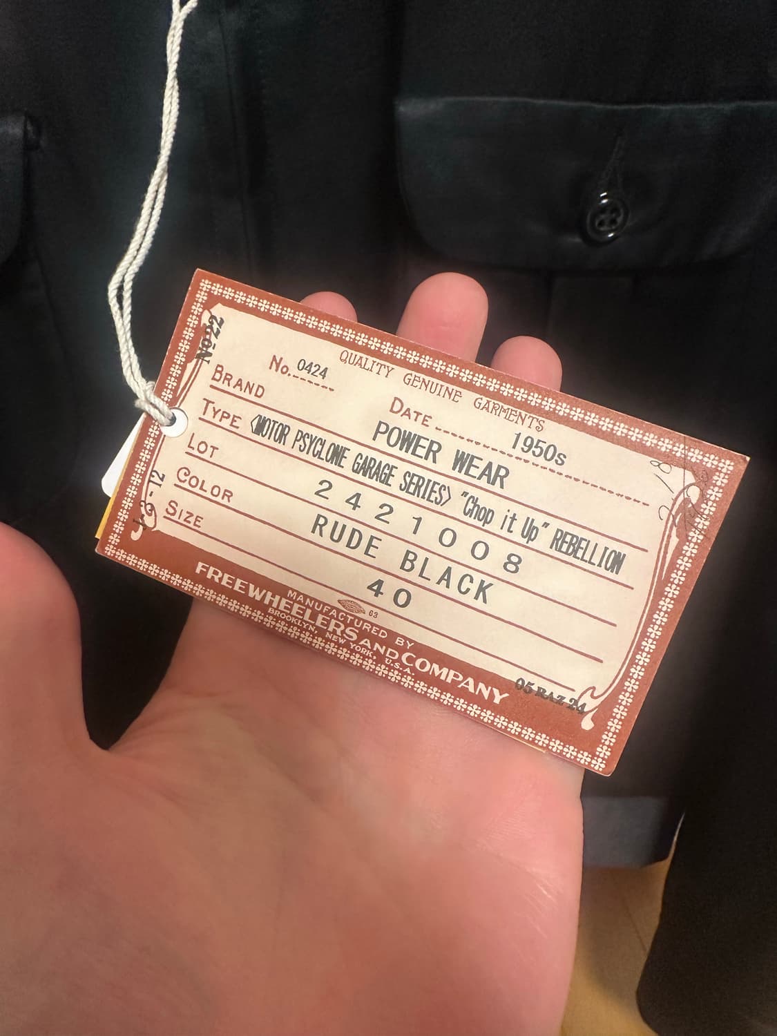 (프리휠러스)Freewheelers Chop it up 모터싸이클 자켓 상품이미지5