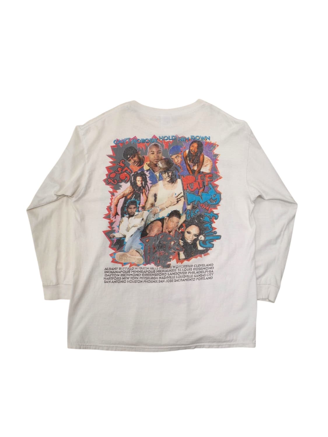 90’s 퍼프 대디 부틀렉 투어 티셔츠 상품이미지3