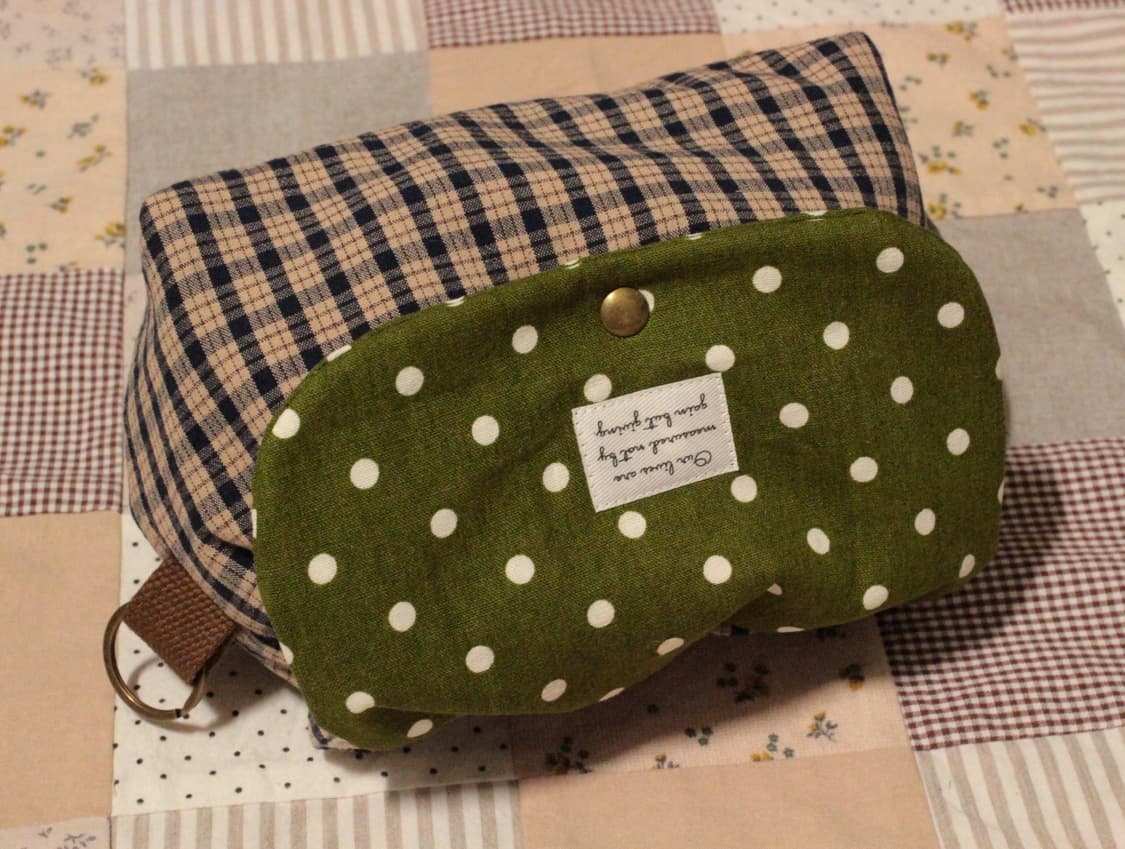 핸드메이드 키링 도트 밴딩 파우치 상품이미지9