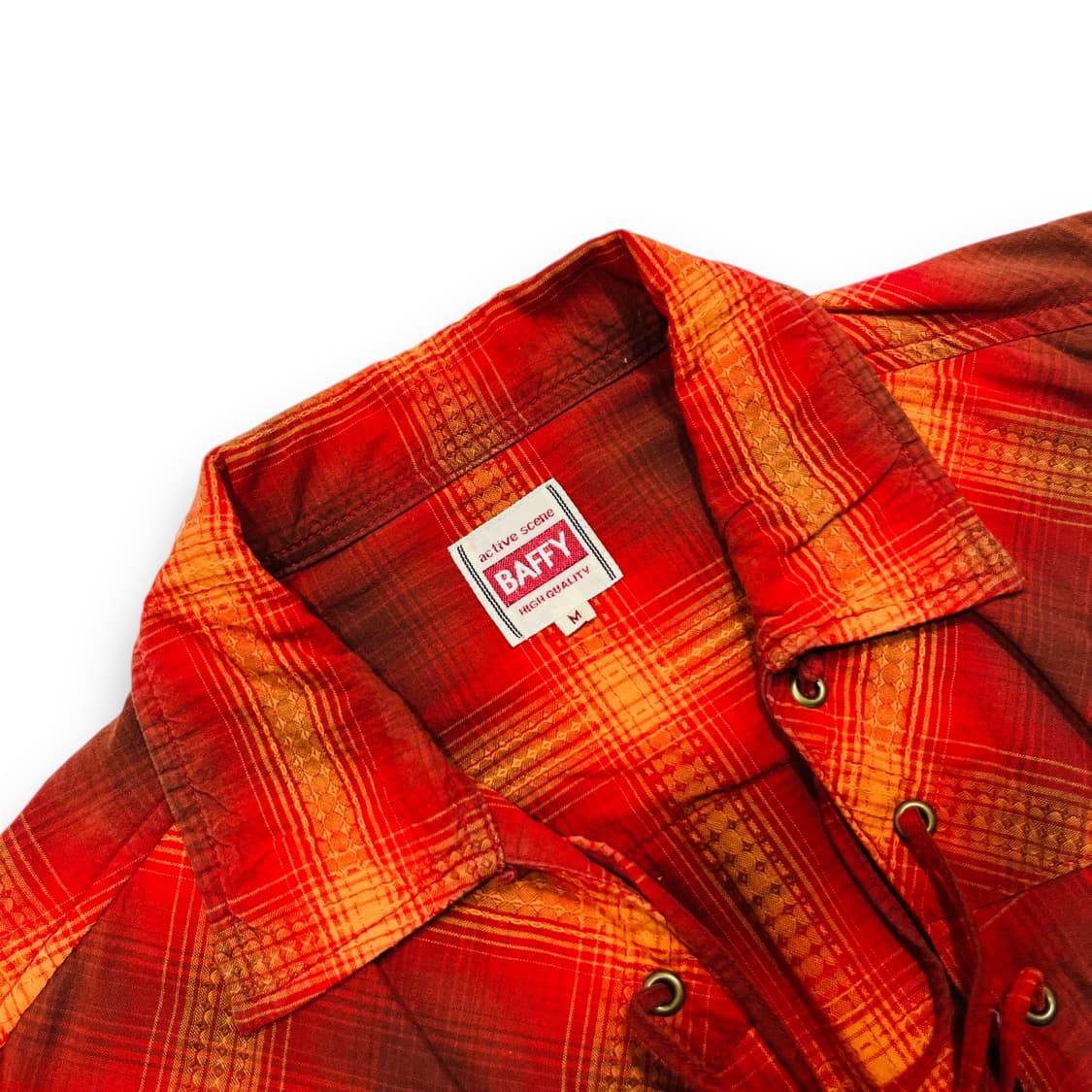 BAFFY active scene red western shirt 상품이미지3