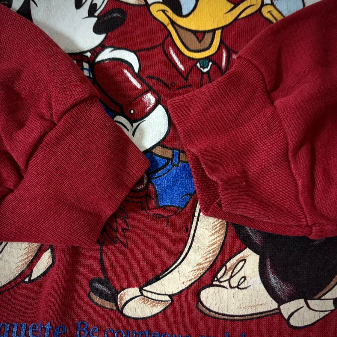 80s Disney “Line Dance” Sweatshirt 디즈니 상품이미지3
