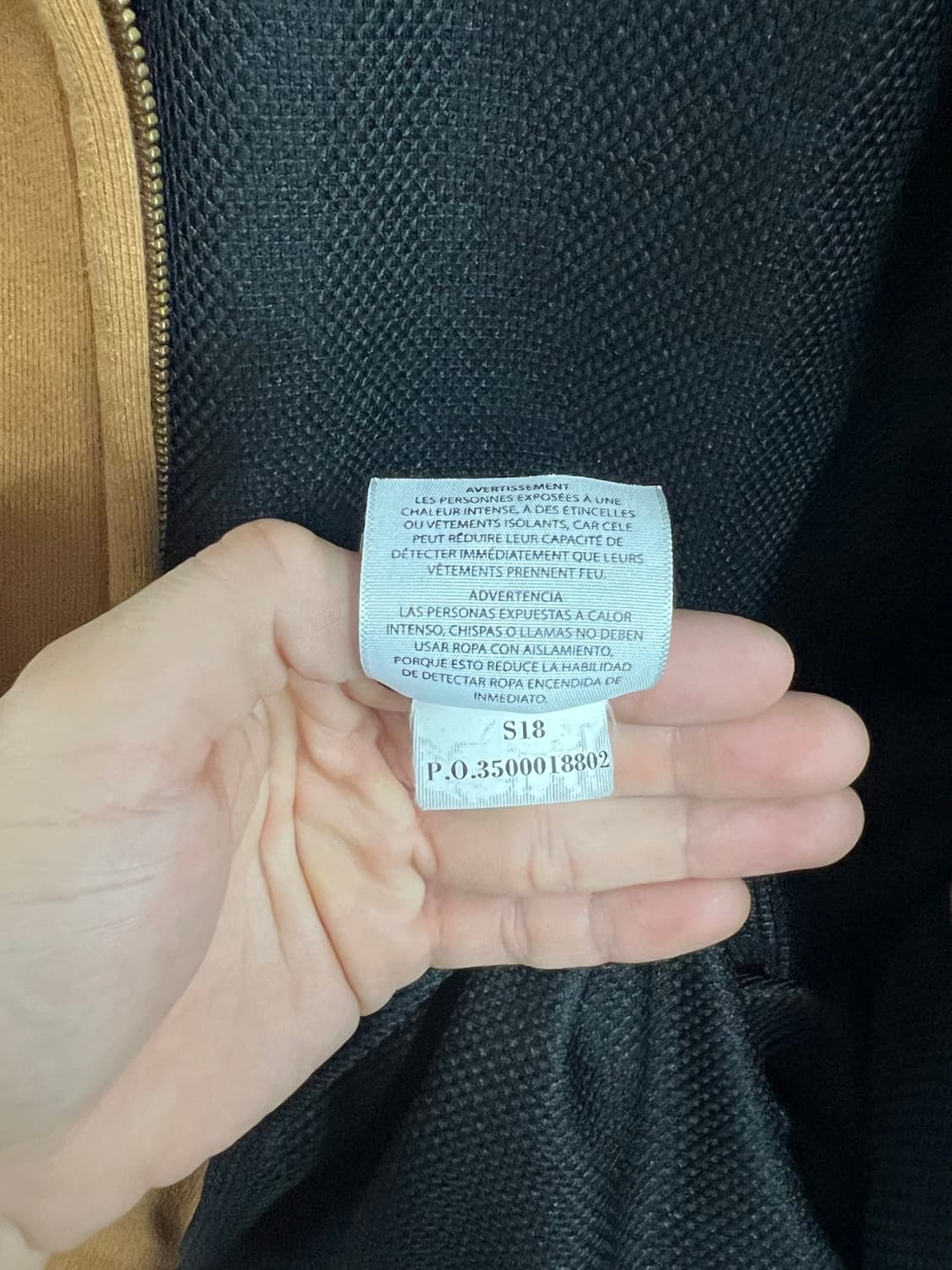 Carhartt 칼하트 레인 디펜더 브라운 된장 후드집업  상품이미지9