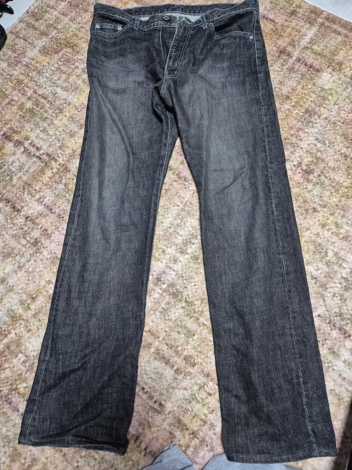 90년대 일본 Blurb 사의 워싱 데님 팬츠 상품이미지1