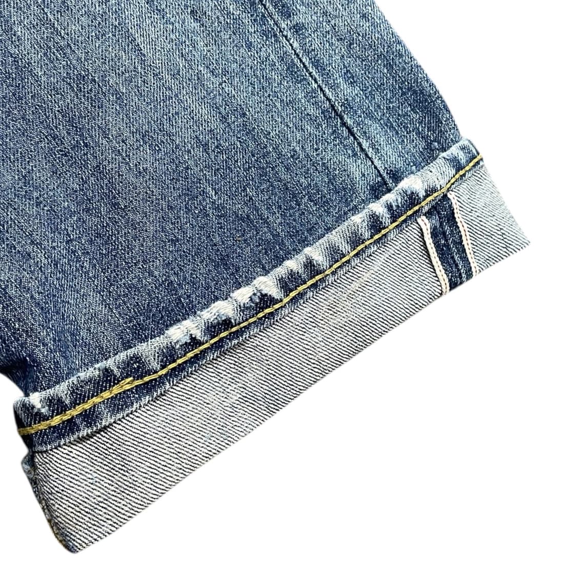90s 리바이스 501XX 셀비지 찢청 데님팬츠 상품이미지6