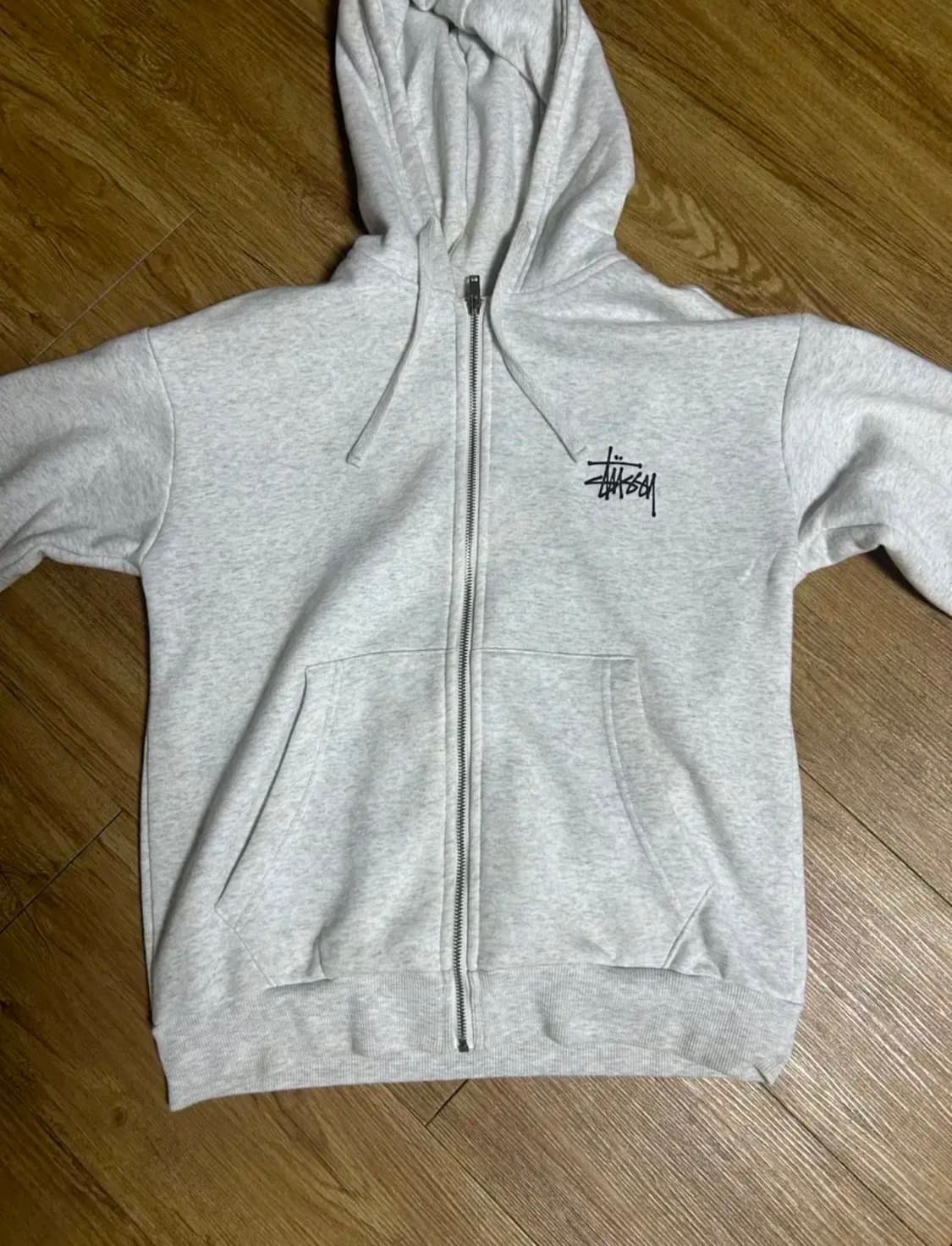 스투시 후드집업 기모 애쉬헤더 s 상품이미지1