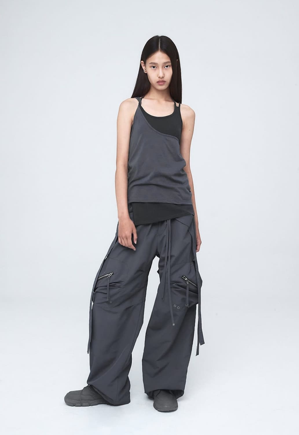 나체 nache convex tie cargo pants 팝니다 상품이미지1