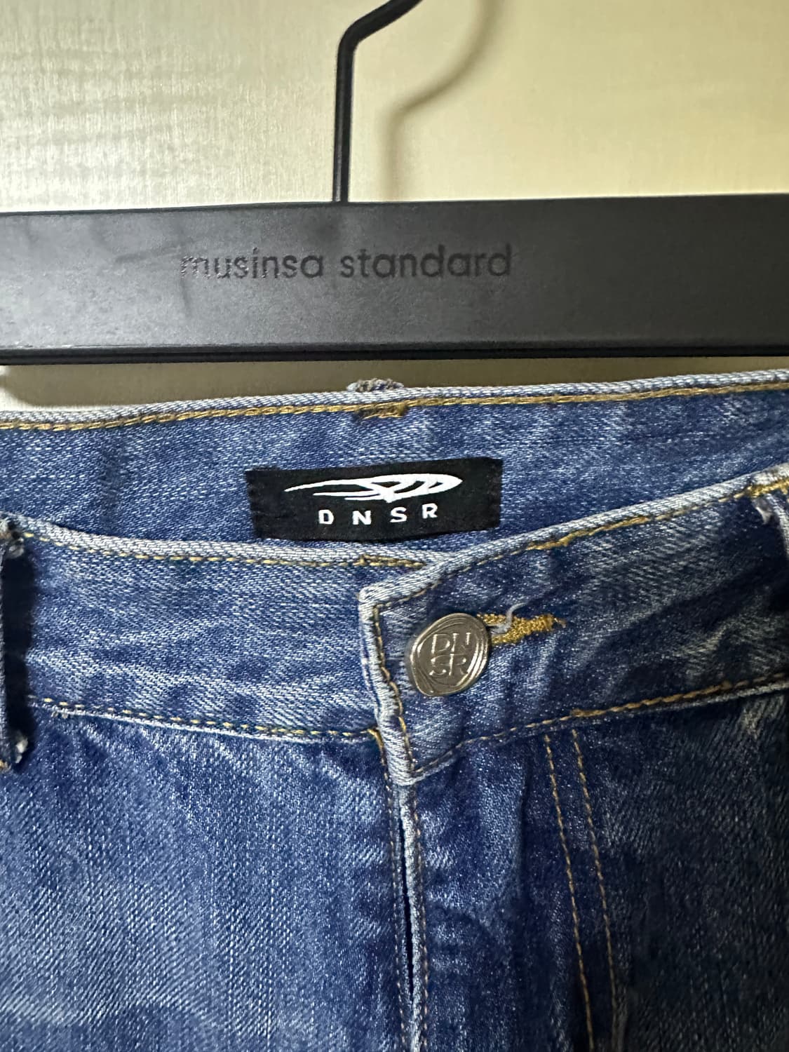 DNSR 헤리티지 스트레이트 데님 팬츠 블루 XL 상품이미지5