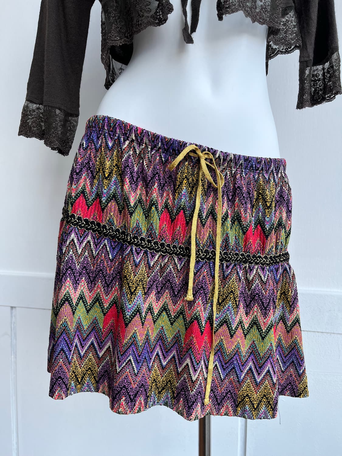 ROSEBUD 멀티컬러 지그재그 스커트 상품이미지1