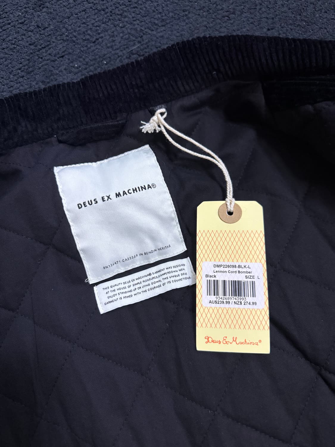 데우스 엑스 마키나 레논 코듀로이 봄버 자켓 상품이미지3