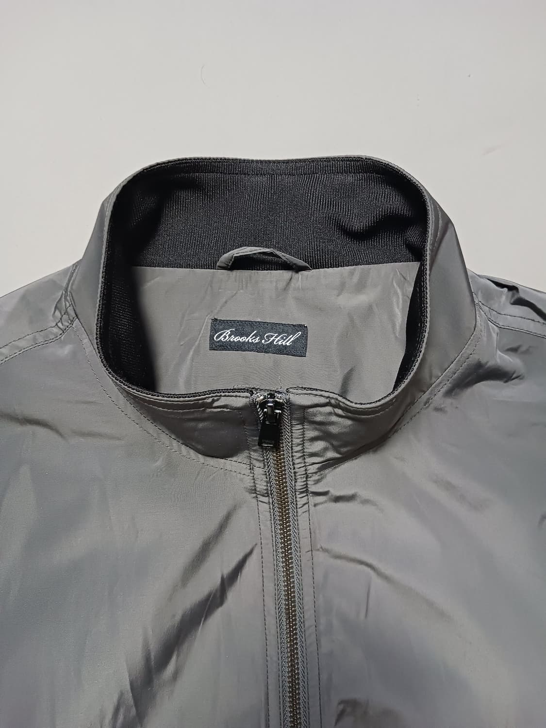 [105] 브룩스힐 그레이 배색 봄버자켓 바람막이 상품이미지2