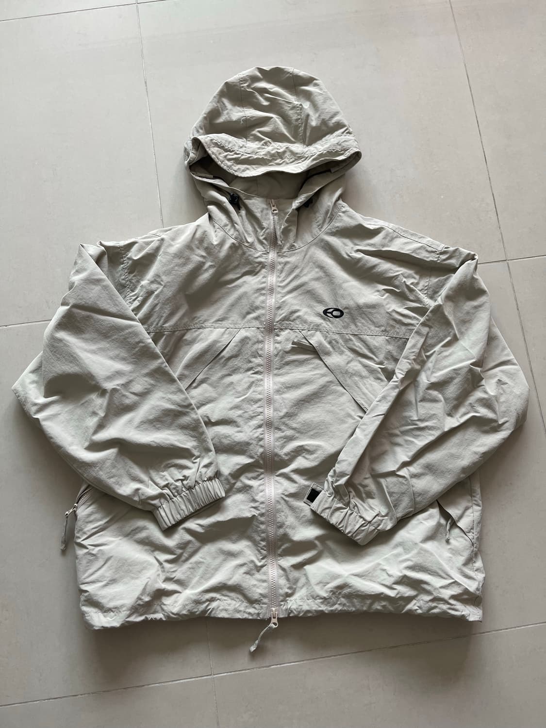 OY 나일론 윈드브레이커 자켓 베이지 상품이미지1